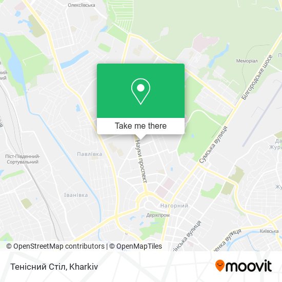 Тенісний Стіл map