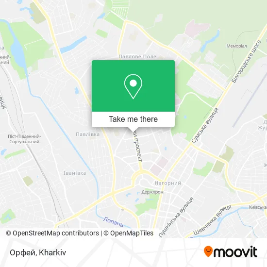 Карта Орфей