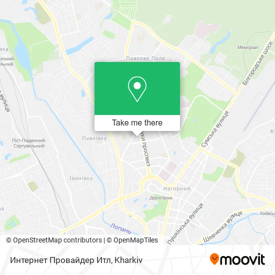 Карта Интернет Провайдер Итл