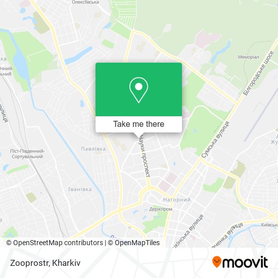 Карта Zooprostr