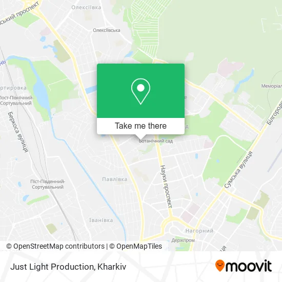 Карта Just Light Production