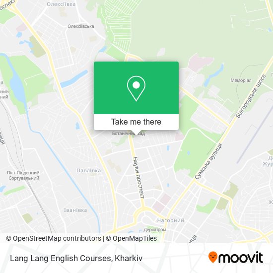 Lang Lang English Courses map