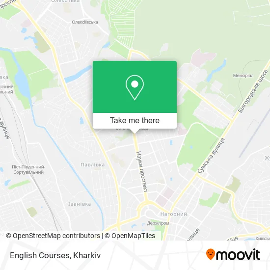 Карта English Courses