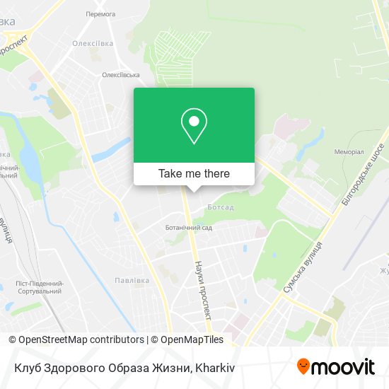 Карта Клуб Здорового Образа Жизни