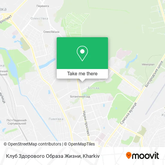 Карта Клуб Здорового Образа Жизни