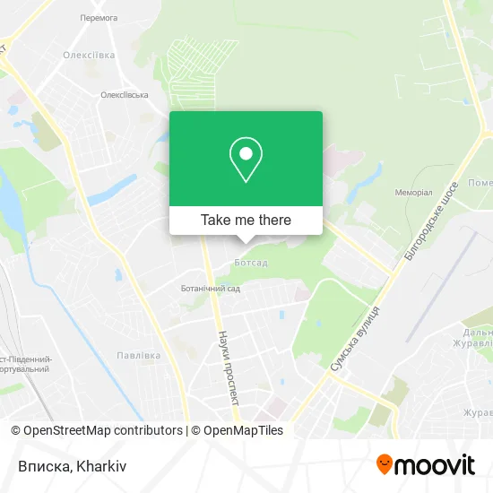 Карта Вписка