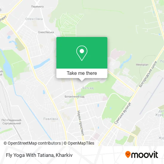 Fly Yoga With Tatiana map