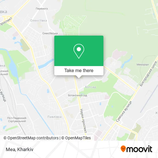 Карта Mea