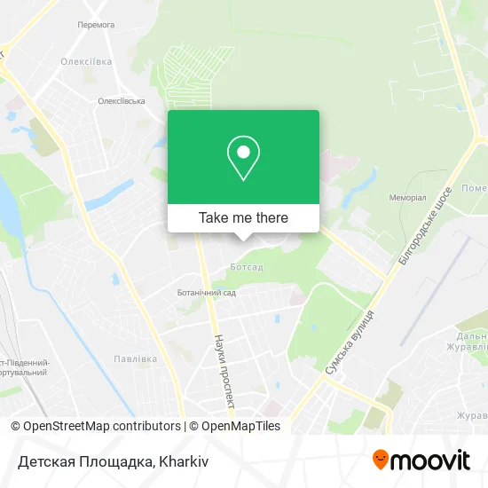 Карта Детская Площадка