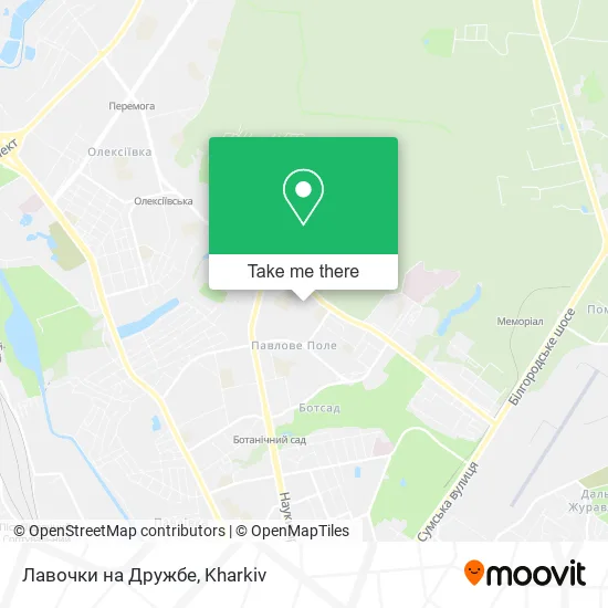 Лавочки на Дружбе map