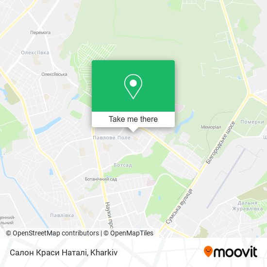 Салон Краси Наталі map