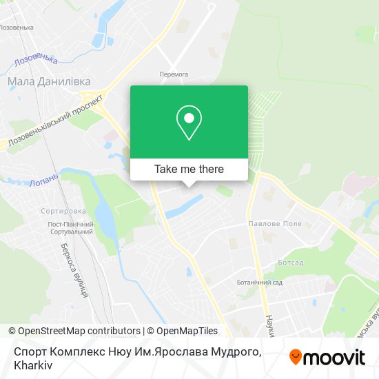 Спорт Комплекс Нюу Им.Ярослава Мудрого map