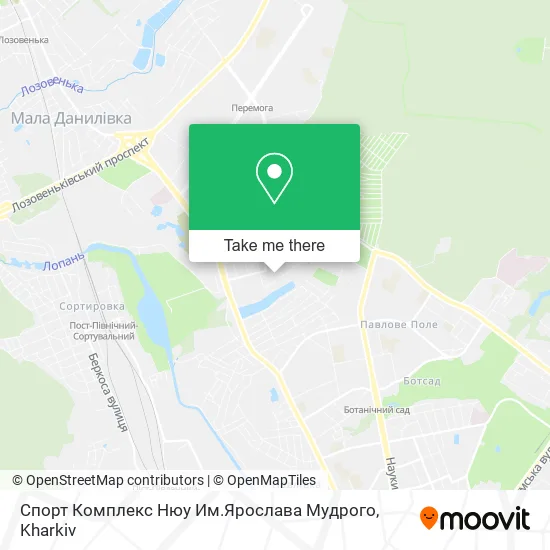Карта Спорт Комплекс Нюу Им.Ярослава Мудрого