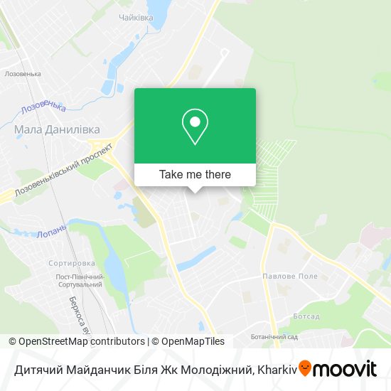 Карта Дитячий Майданчик Біля Жк Молодіжний