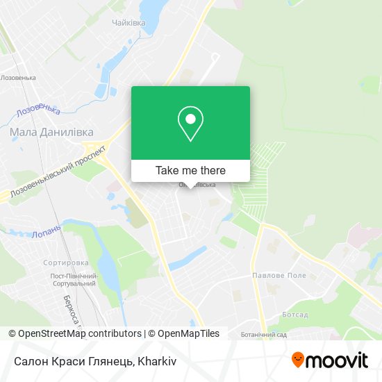 Салон Краси Глянець map