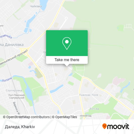Даледа map