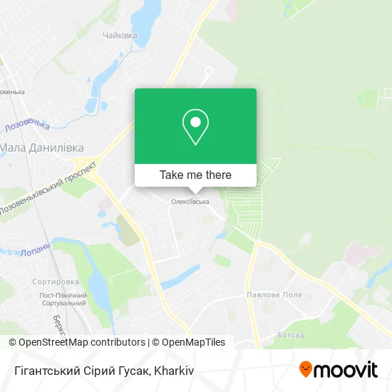 Карта Гігантський Сірий Гусак