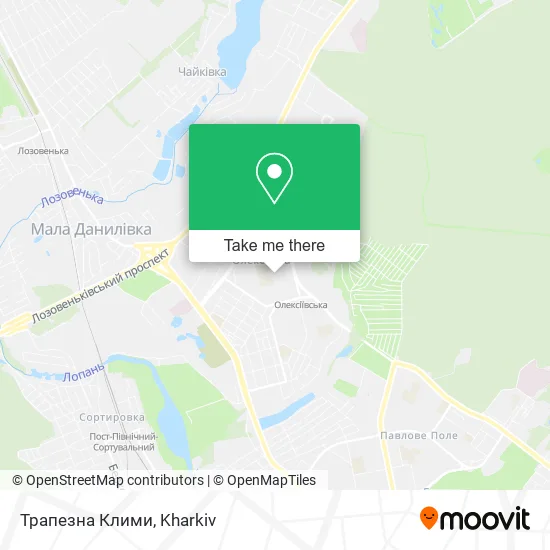 Карта Трапезна Клими