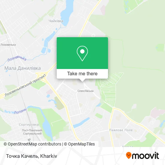 Карта Точка Качель