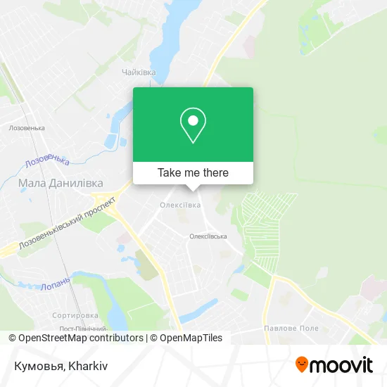 Карта Кумовья