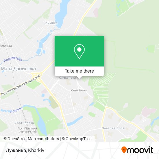 Лужайка map