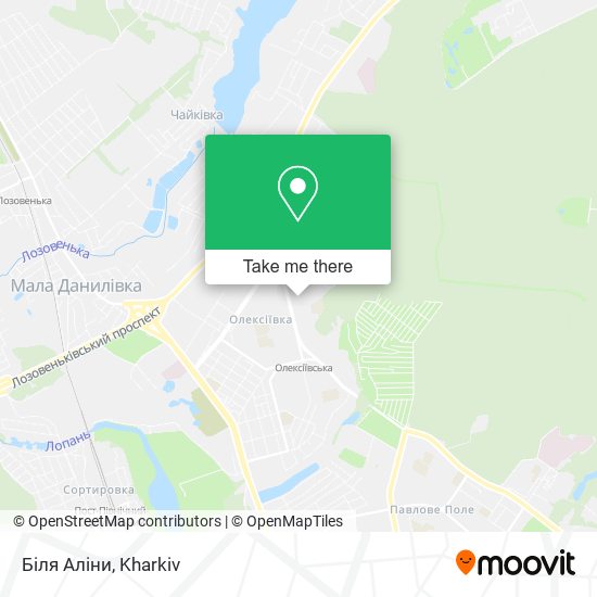 Біля Аліни map