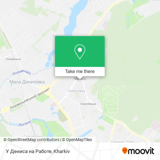 Карта У Дениса на Работе