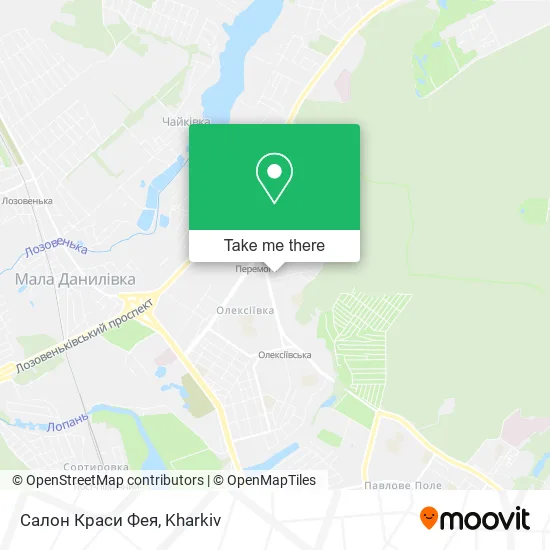 Карта Салон Краси Фея