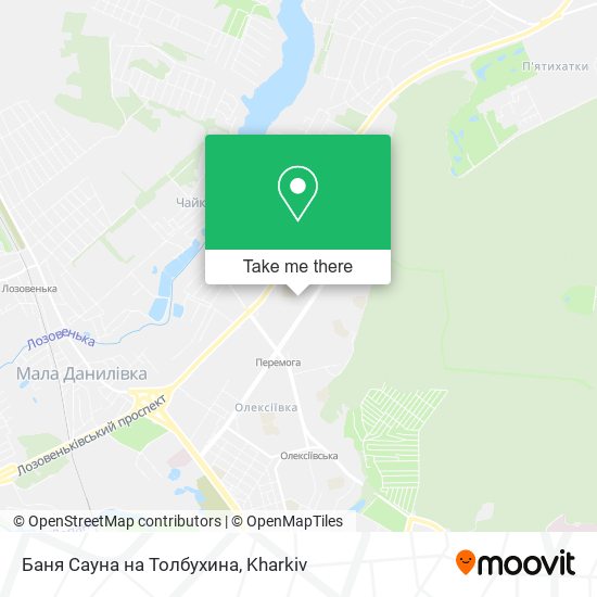 Баня Сауна на Толбухина map