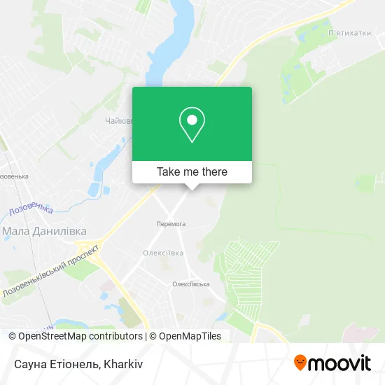 Карта Сауна Етіонель
