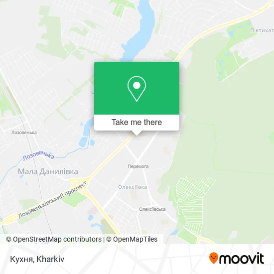 Карта Кухня