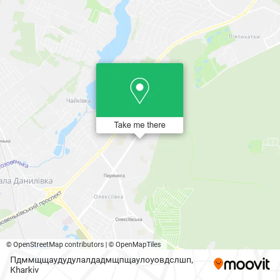Карта Пдммщщаудудулалдадмщпщаулоуовдслшп
