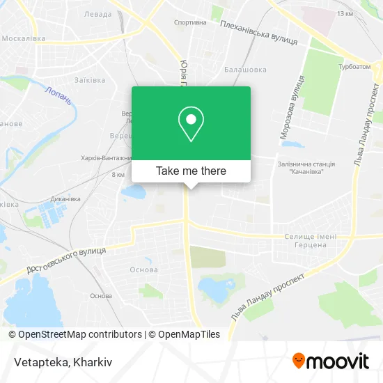 Карта Vetapteka