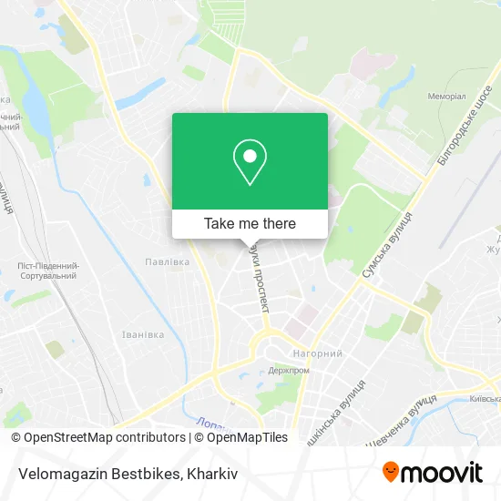 Карта Velomagazin Bestbikes