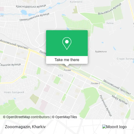 Карта Zooomagazin