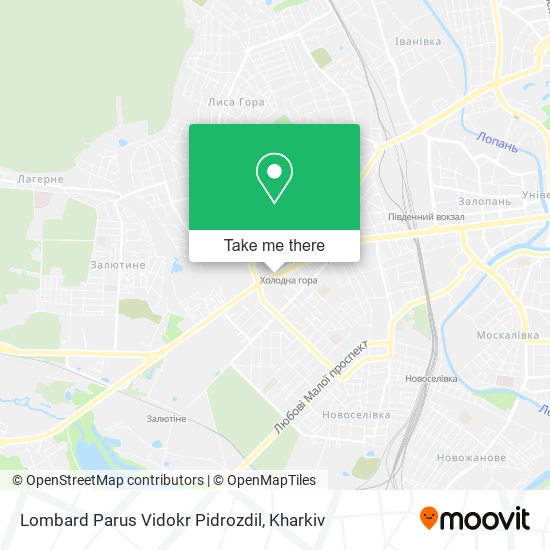 Lombard Parus Vidokr Pidrozdil map
