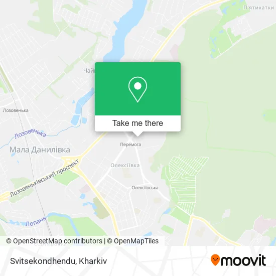Карта Svitsekondhendu