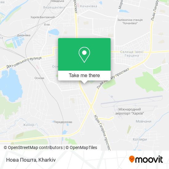 Нова Пошта map