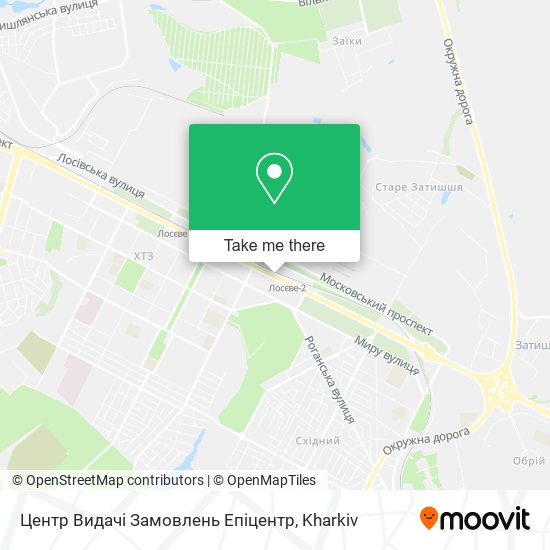 Центр Видачі Замовлень Епіцентр map