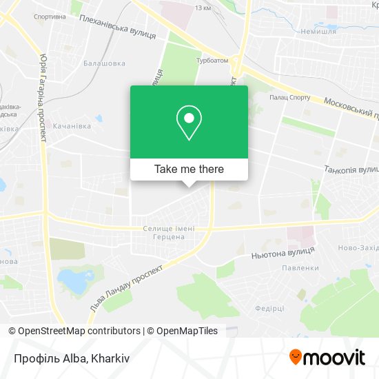 Профіль Alba map