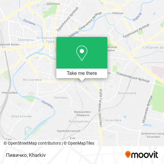 Карта Пивичко