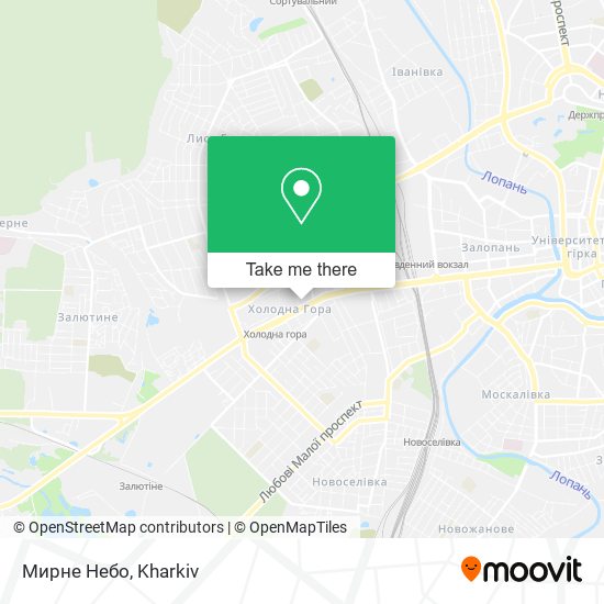 Карта Мирне Небо