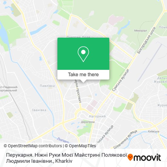 Перукарня. Ніжні Руки Моєї Майстрині Полякової Людмили Іванівни. map