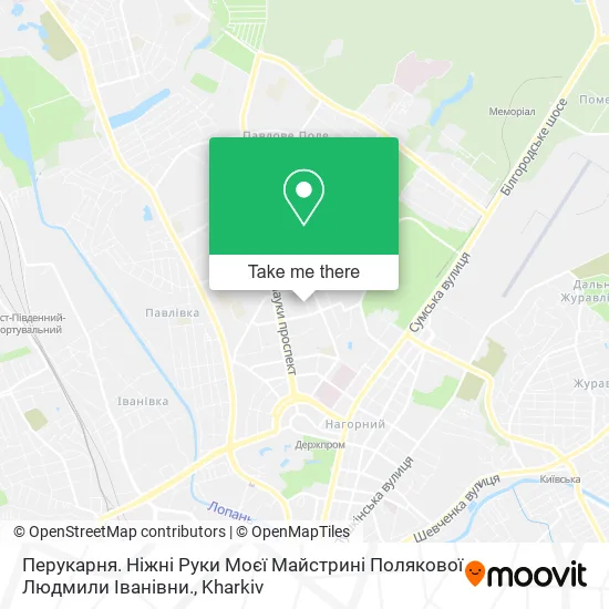 Карта Перукарня. Ніжні Руки Моєї Майстрині Полякової Людмили Іванівни.