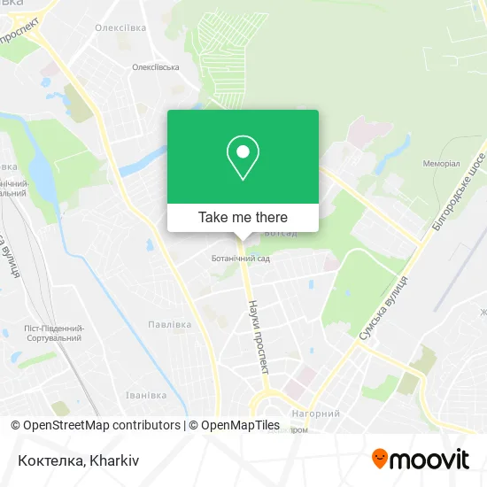 Карта Коктелка