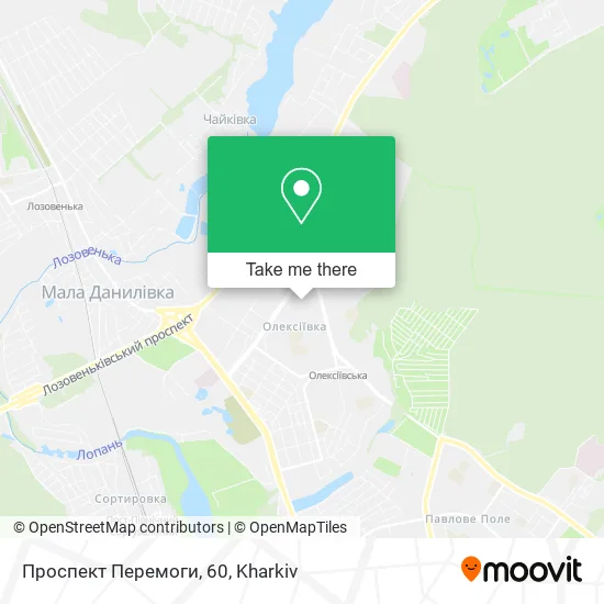 Карта Проспект Перемоги, 60