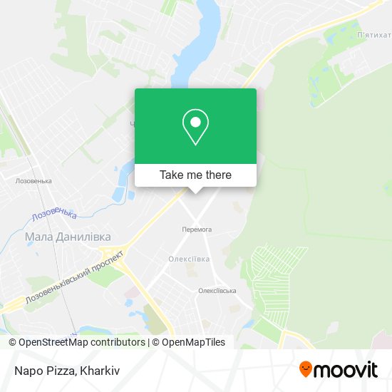 Napo Pizza map