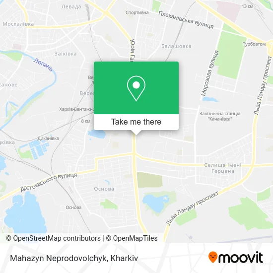 Карта Mahazyn Neprodovolchyk