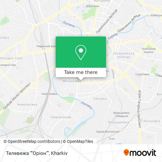 Телевежа ""Оріон"" map