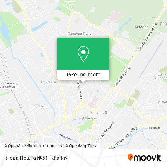 Нова Пошта №51 map